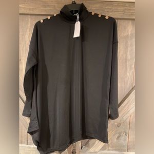 NWT Black Tunic. So classic and perfect with jeans.